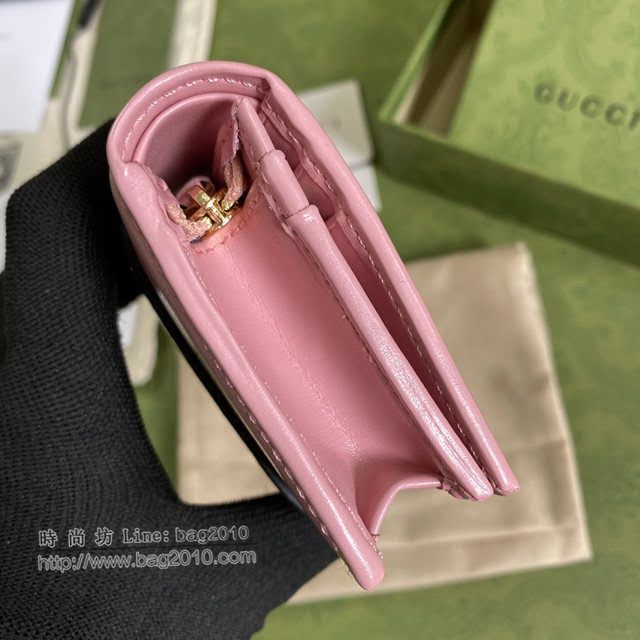 Gucci专柜新款女包, 古驰jackie 1961小巧卡包 Gucci短夹零钱包 645536  gdj1702